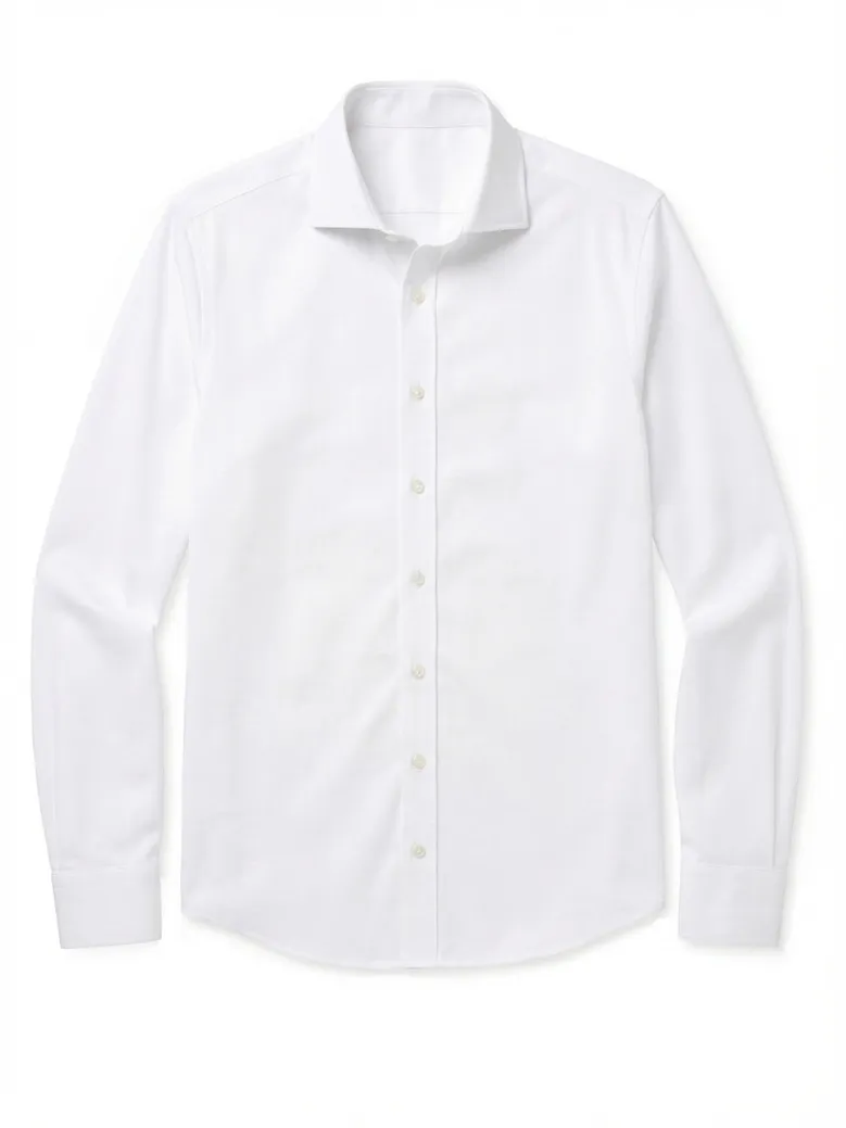 Chemise en popeline facile à repasser