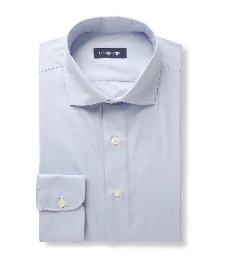Chemise en pinpoint facile à repasser