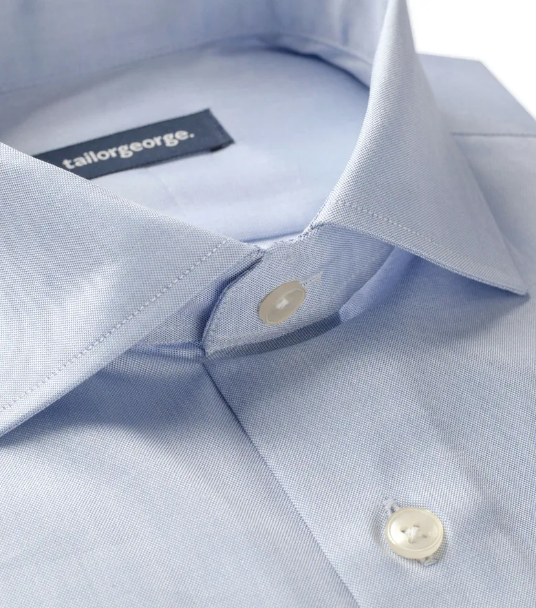 Chemise en pinpoint facile à repasser