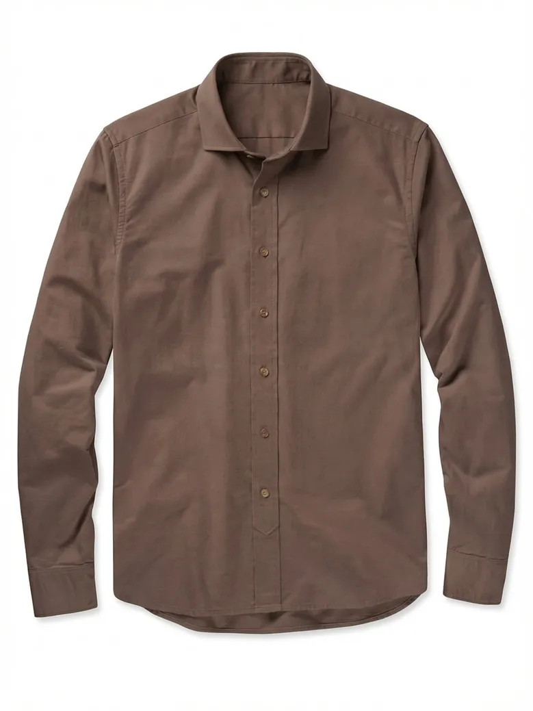 Chemise en gabardine épaisse