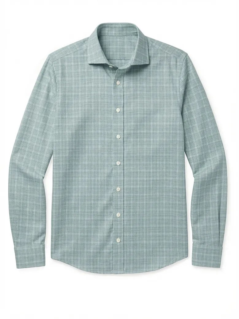 Chemise en twill facile à repasser