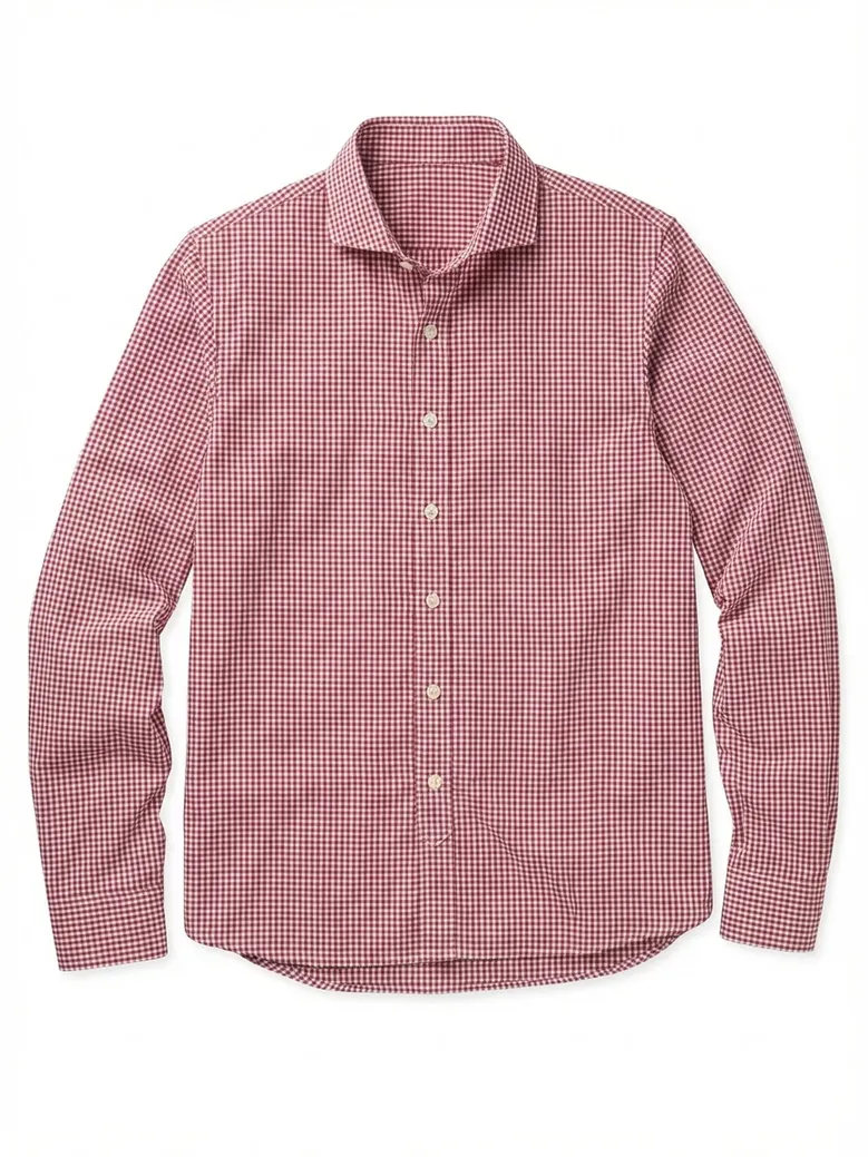 Twill à carreaux rouge