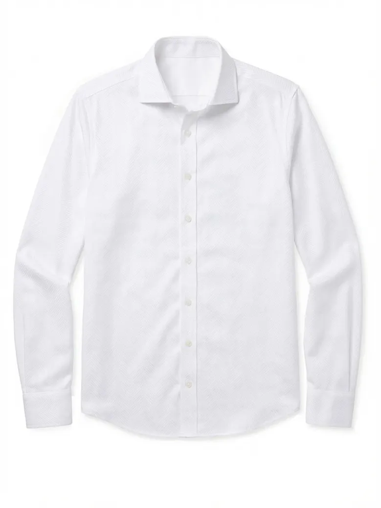 Chemise en chevrons facile à repasser