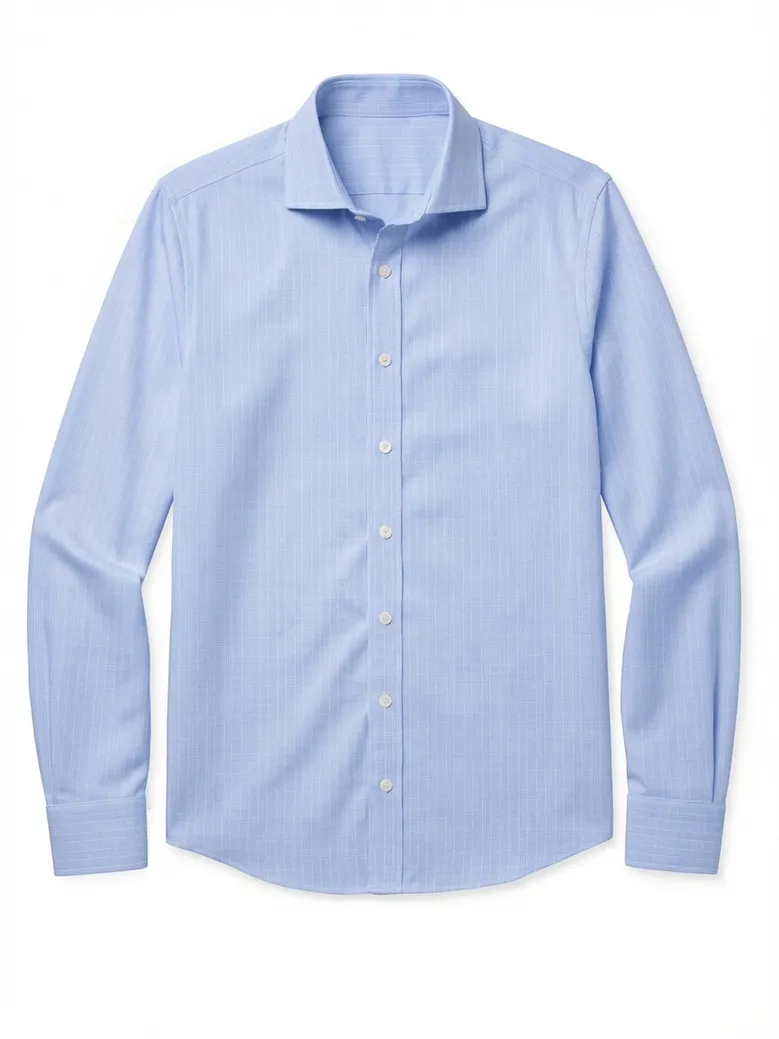 Chemise en popeline facile à repasser