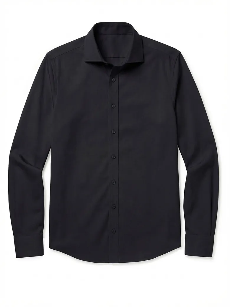 Chemise en popeline facile à repasser