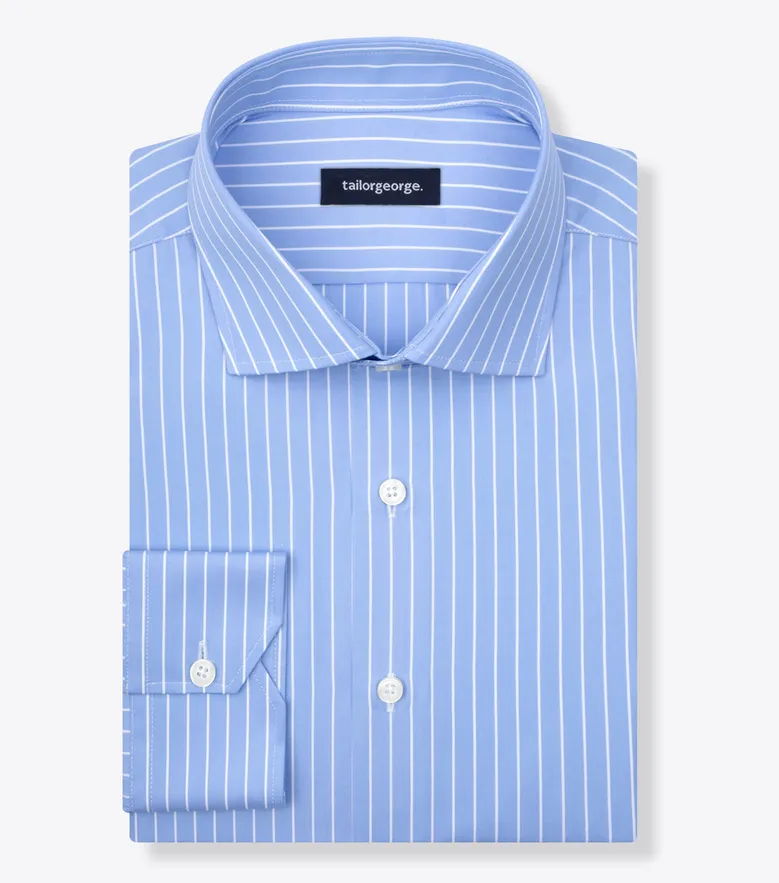 Chemise en popeline facile à repasser