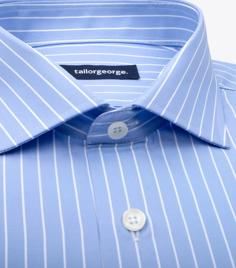 Chemise en popeline facile à repasser