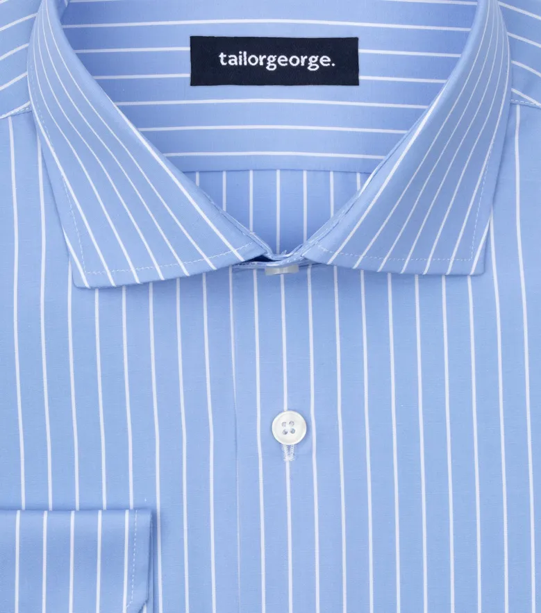 Chemise en popeline facile à repasser