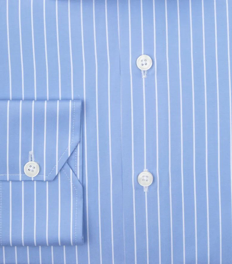 Chemise en popeline facile à repasser