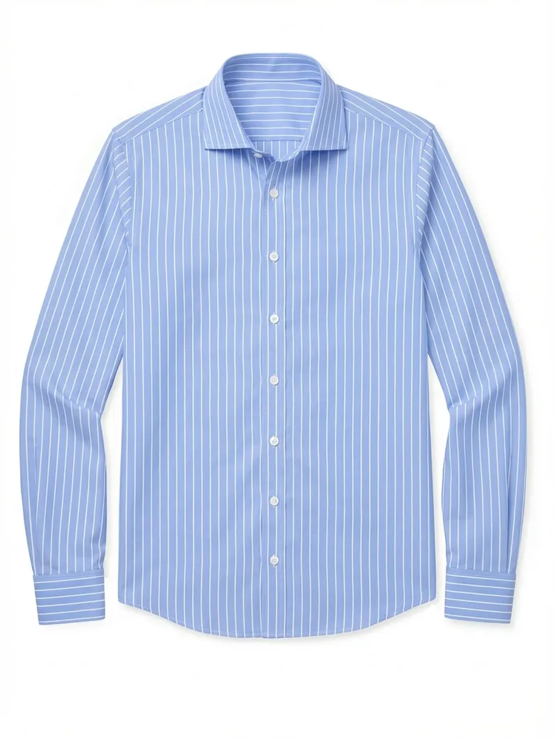 Chemise en popeline facile à repasser