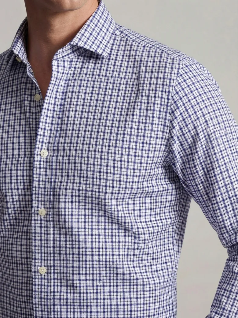 Chemise en twill facile à repasser