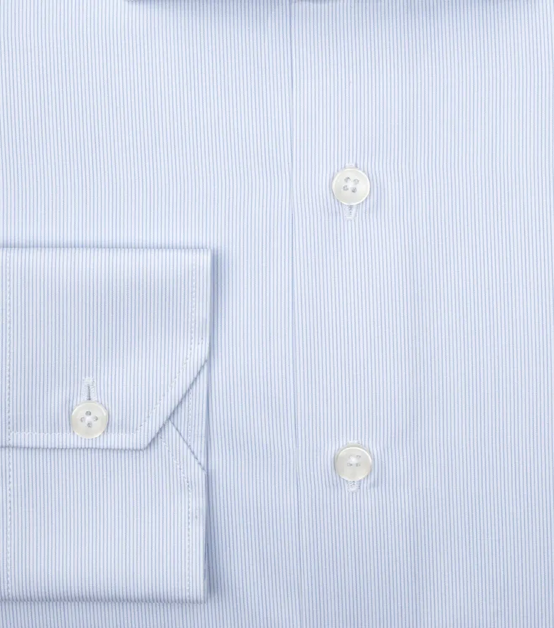 Chemise en popeline facile à repasser