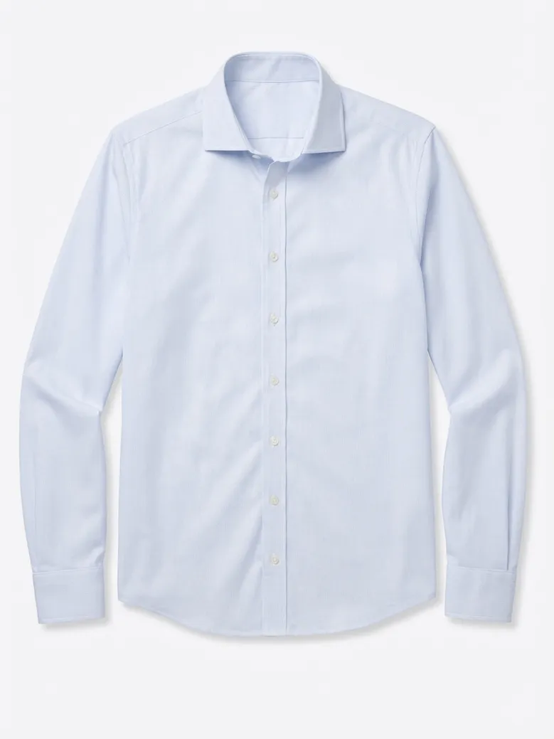 Chemise en popeline facile à repasser