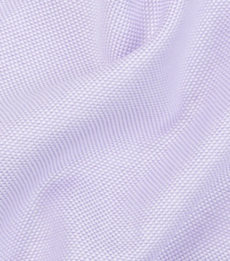 Chemise en Oxford américain épais uni violet