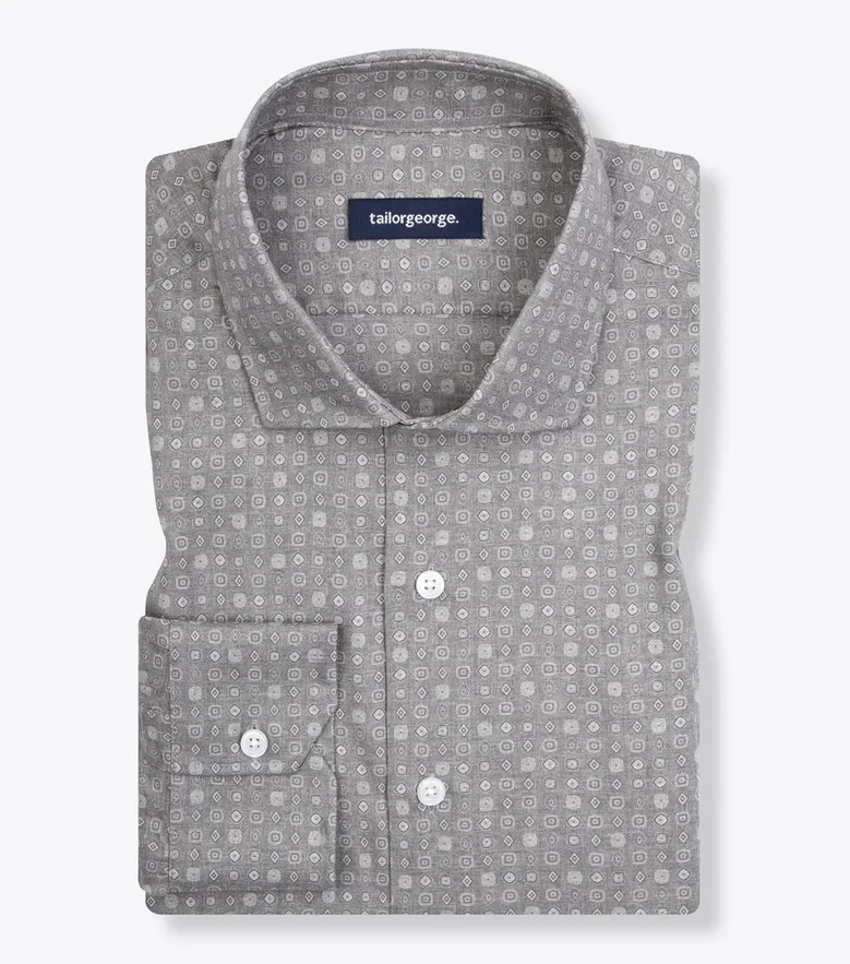 Chemise à motif en flanelle très légère