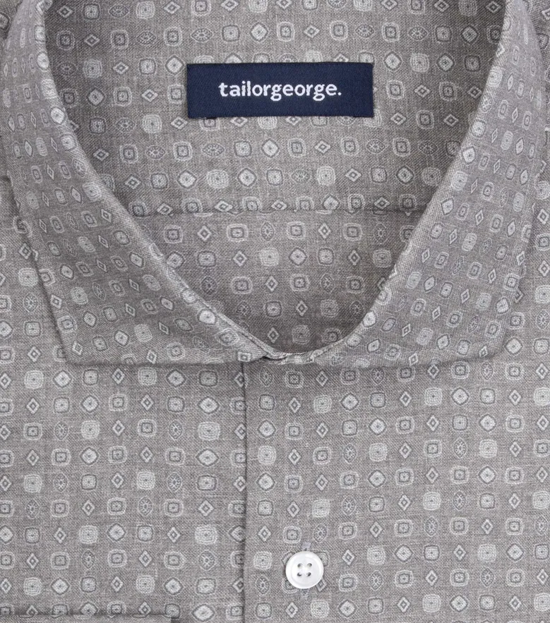 Chemise à motif en flanelle très légère