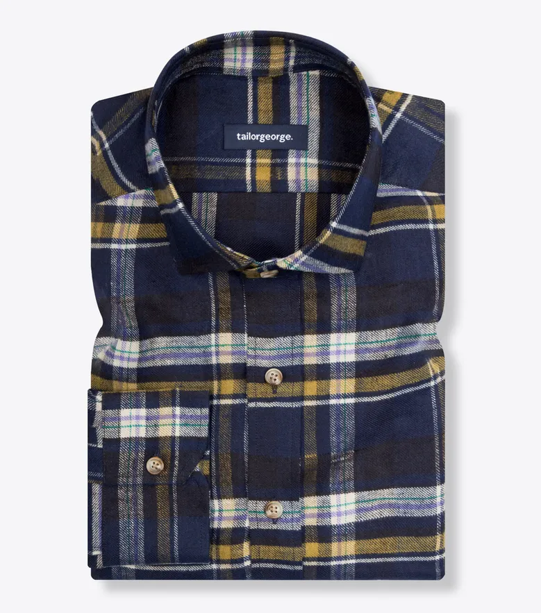 Chemise en lin épais