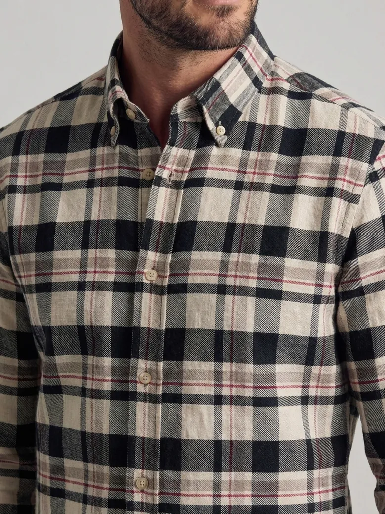 Chemise en lin épais