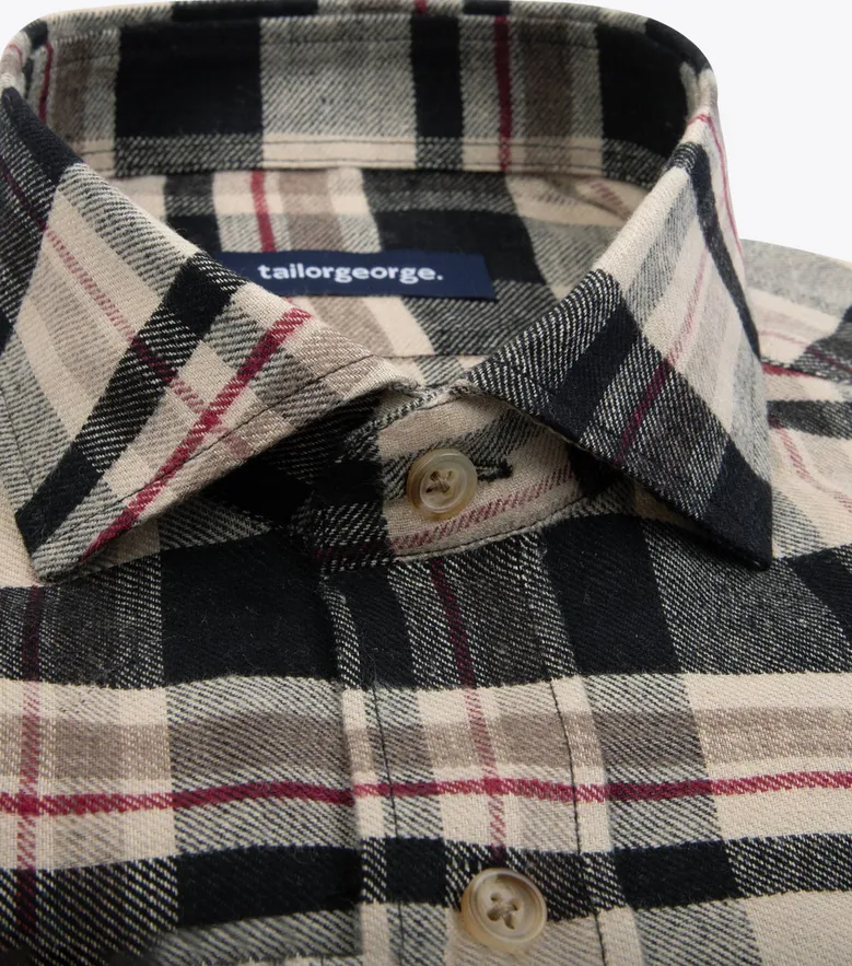Chemise en lin épais