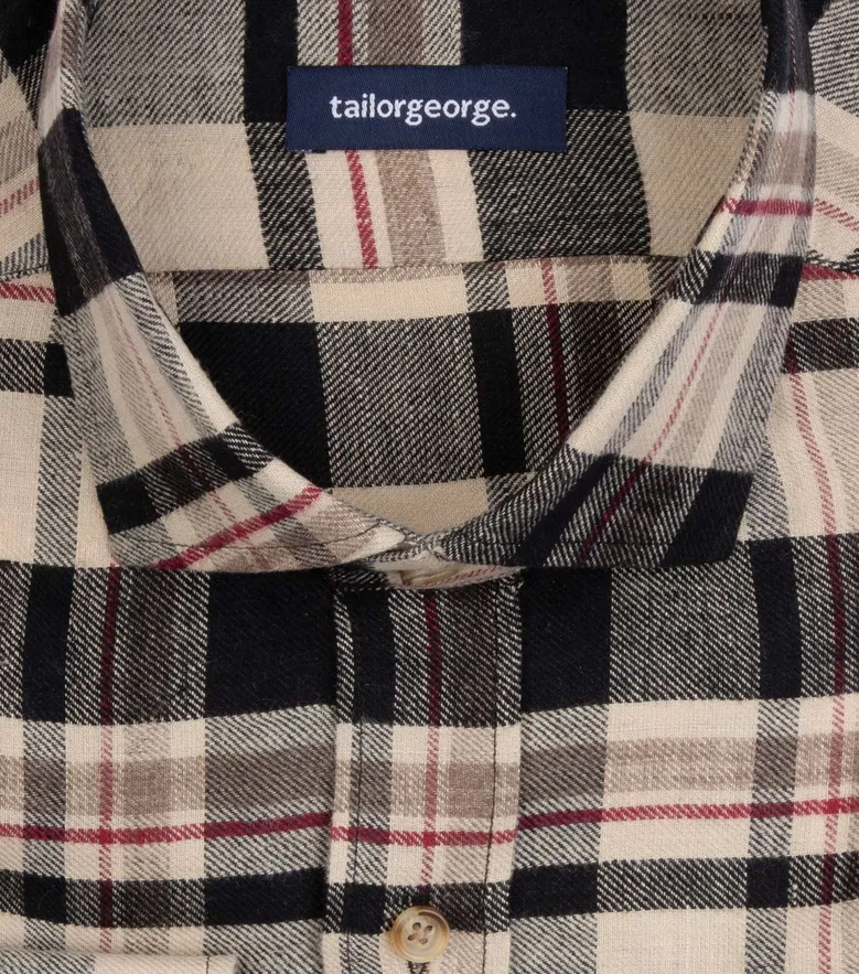 Chemise en lin épais