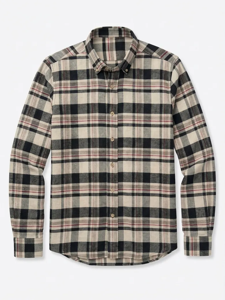 Chemise en lin épais