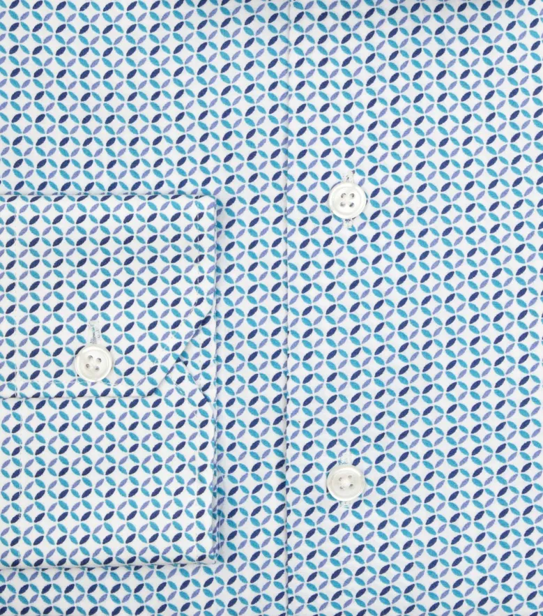 Chemise en popeline imprimée