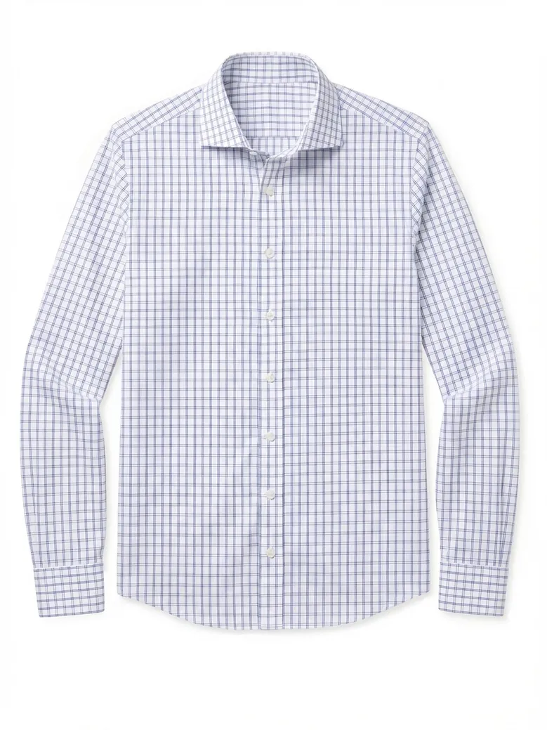 Chemise en popeline fine