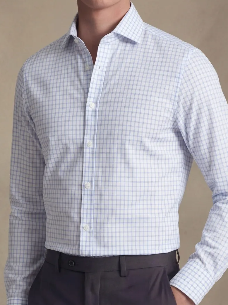 Chemise en popeline fine