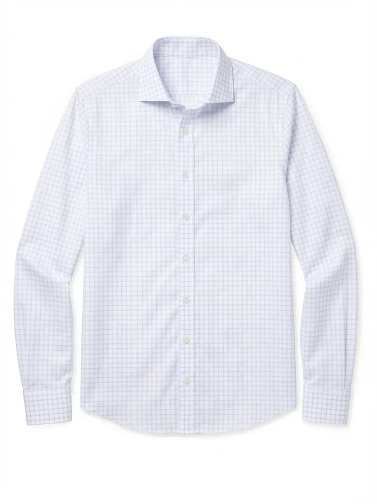 Chemise en popeline fine