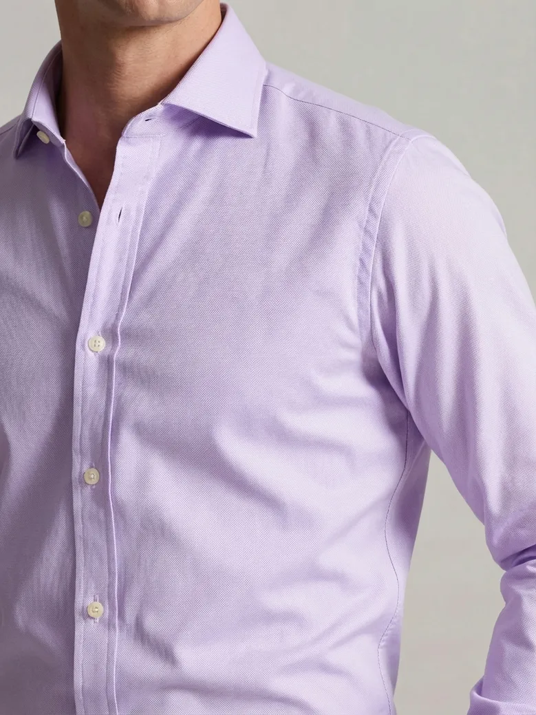 Chemise en Oxford royal facile à repasser
