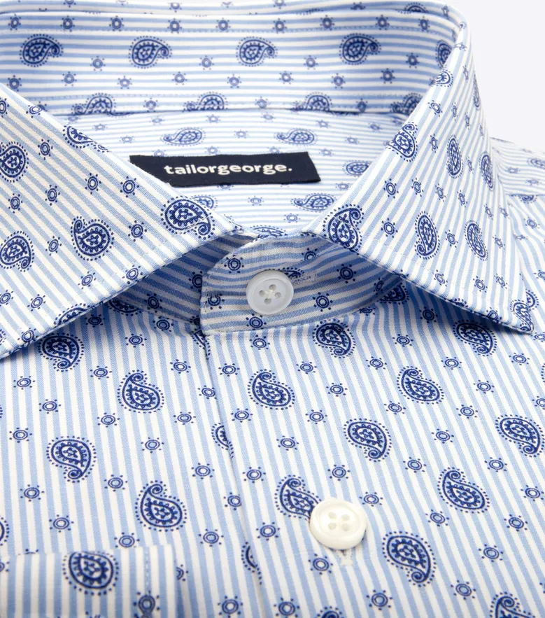 Chemise en popeline imprimée