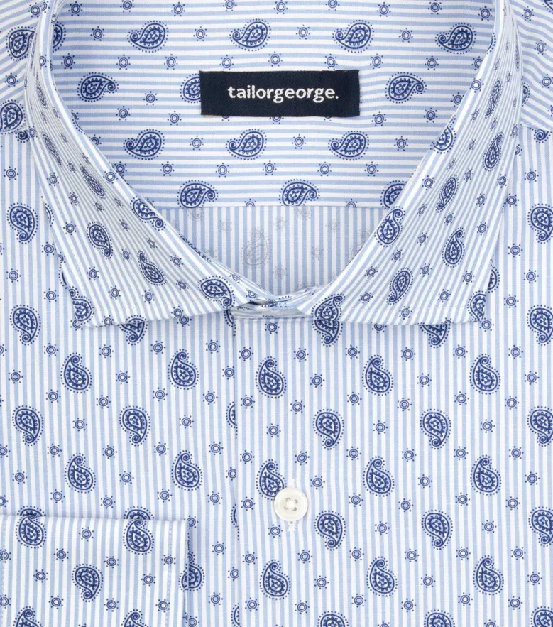 Chemise en popeline imprimée