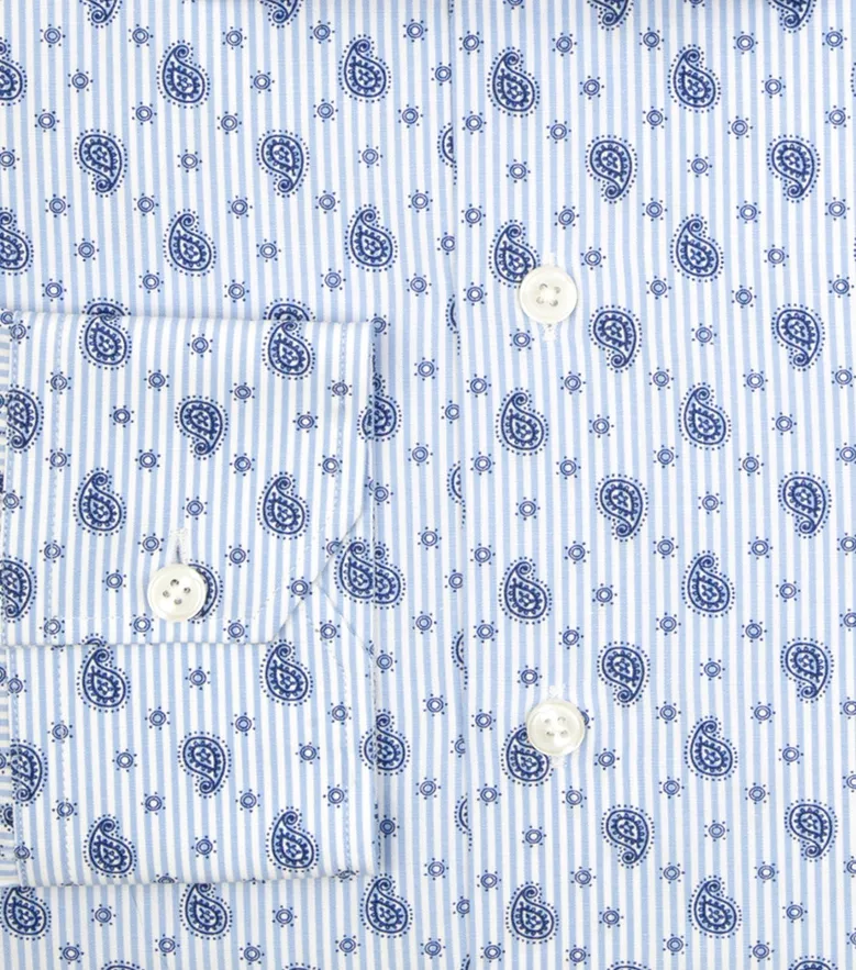 Chemise en popeline imprimée
