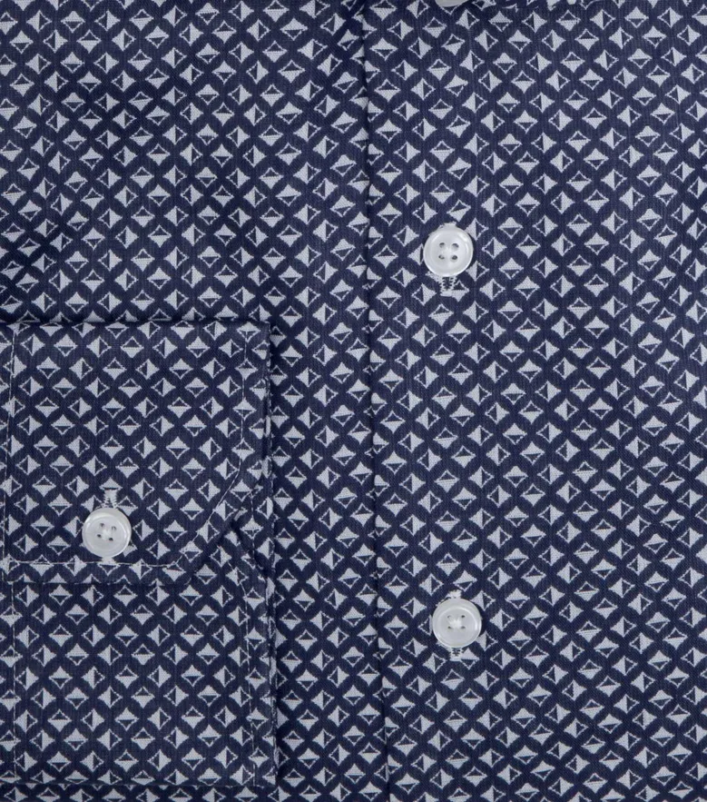 Chemise imprimé en fil-à-fil