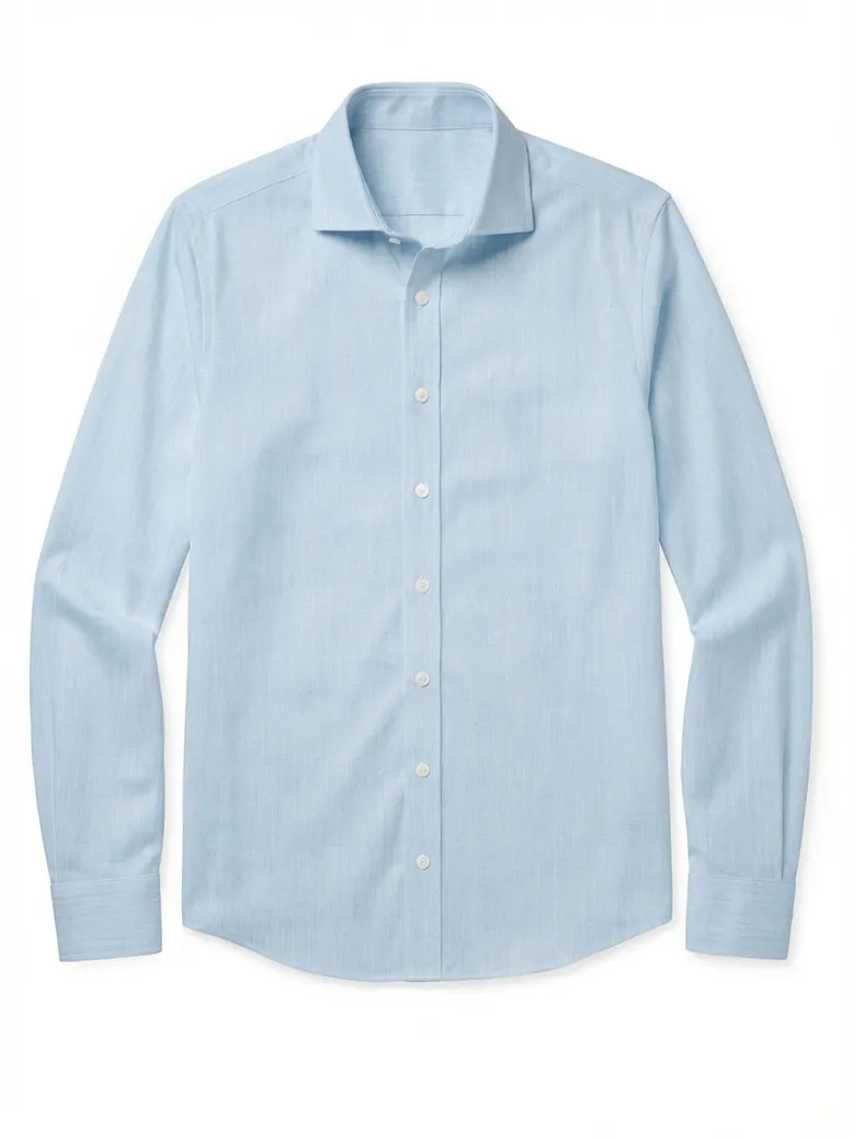 Chemise en fil-à-fil facile à repasser