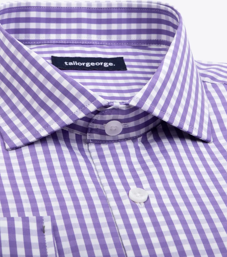 Chemise en popeline facile à repasser