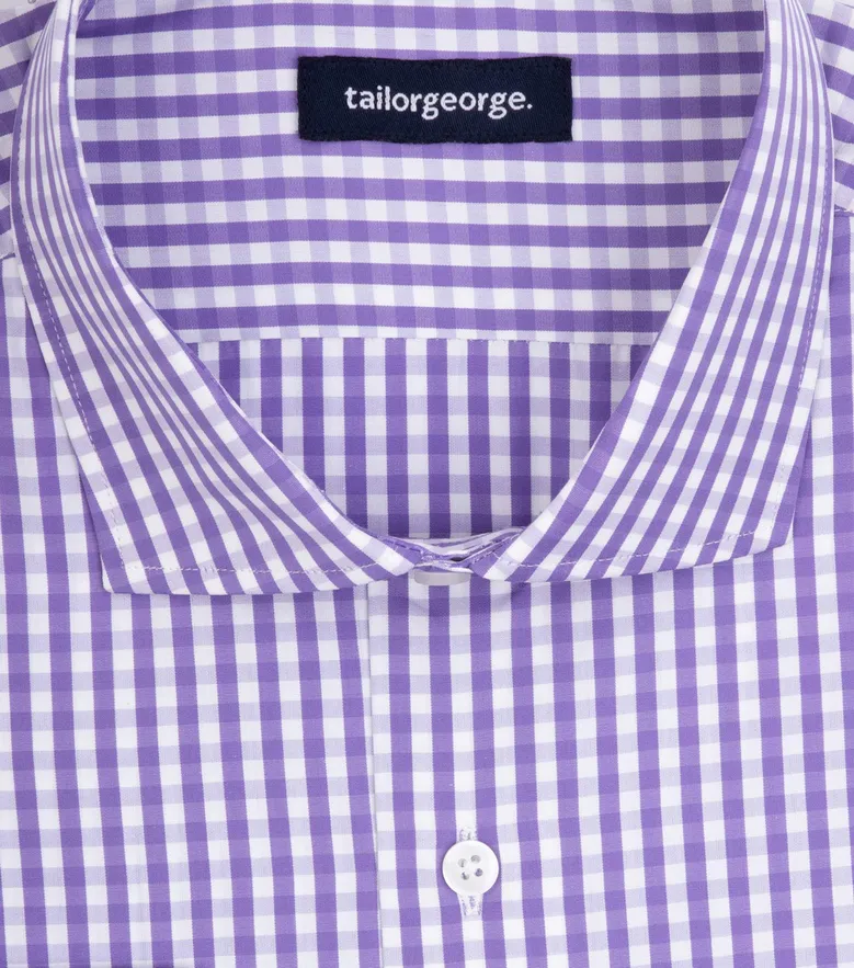 Chemise en popeline facile à repasser