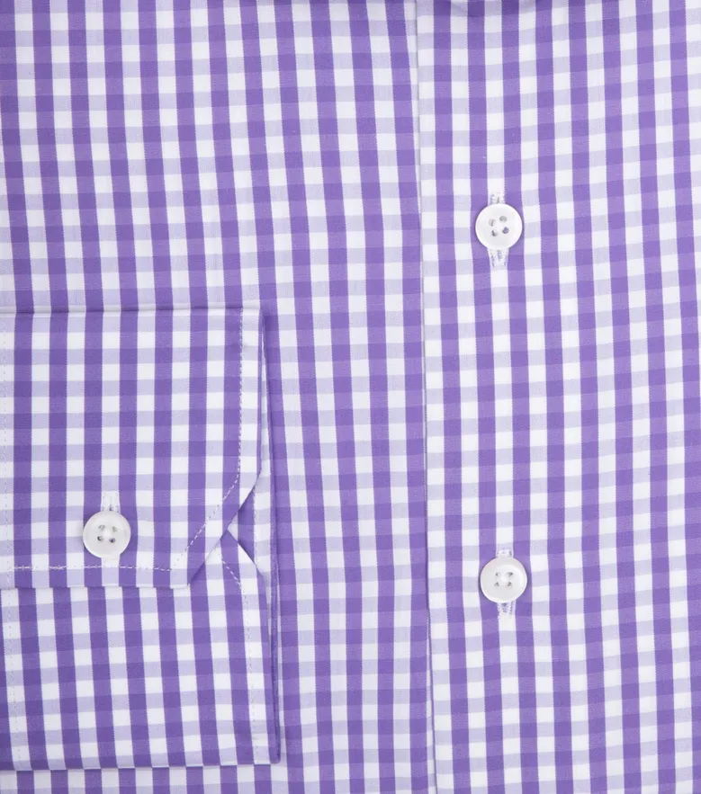 Chemise en popeline facile à repasser