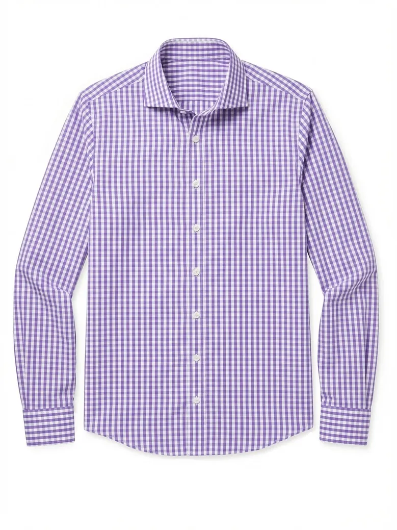 Chemise en popeline facile à repasser