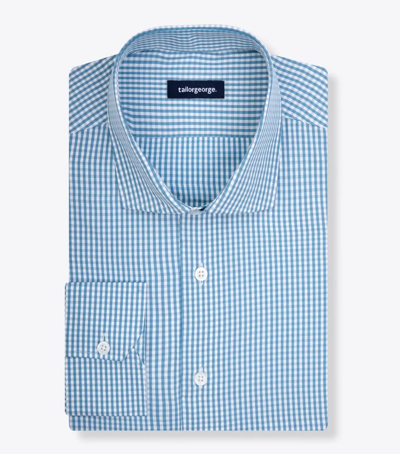 Chemise en popeline facile à repasser
