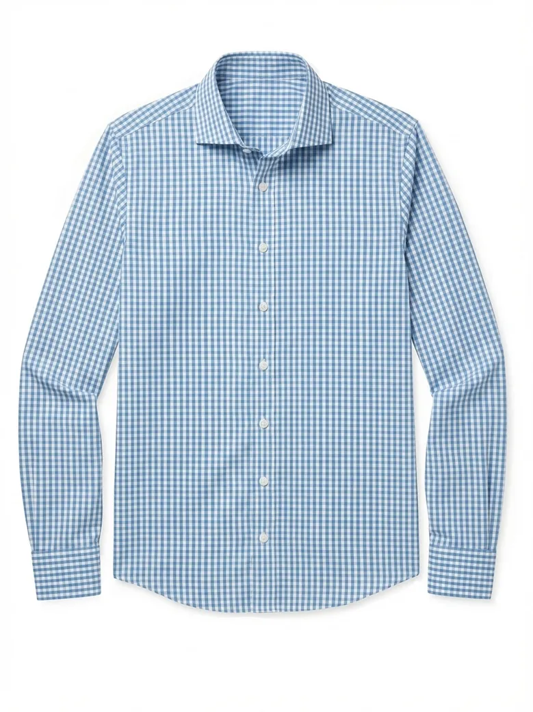 Chemise en popeline facile à repasser
