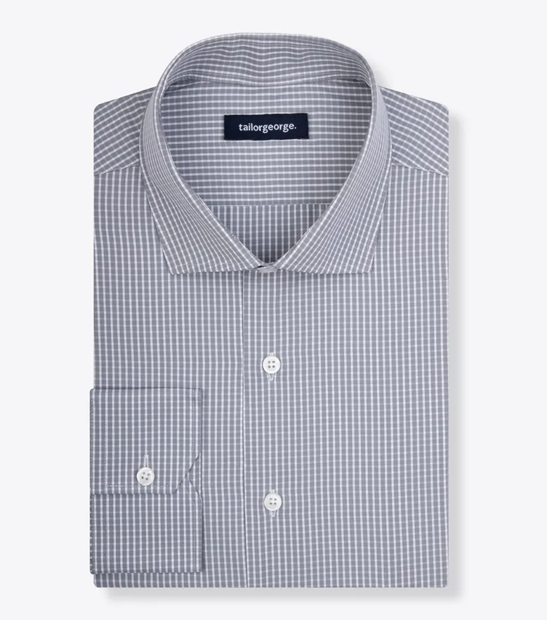 Chemise en popeline facile à repasser