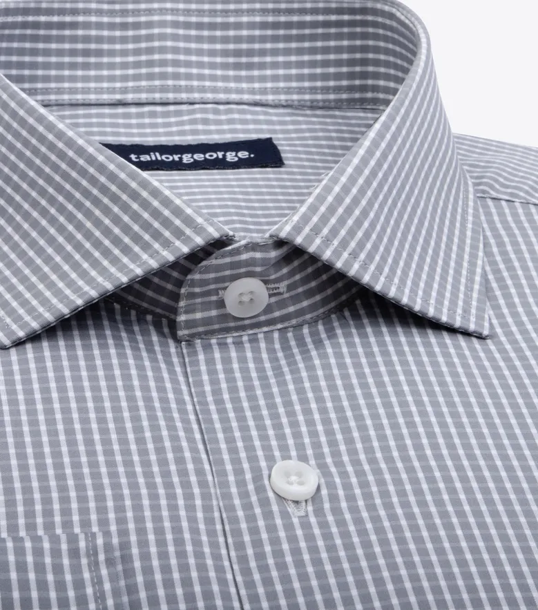 Chemise en popeline facile à repasser