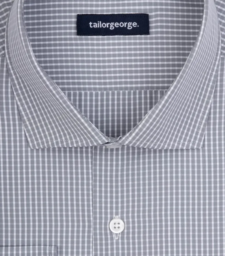 Chemise en popeline facile à repasser