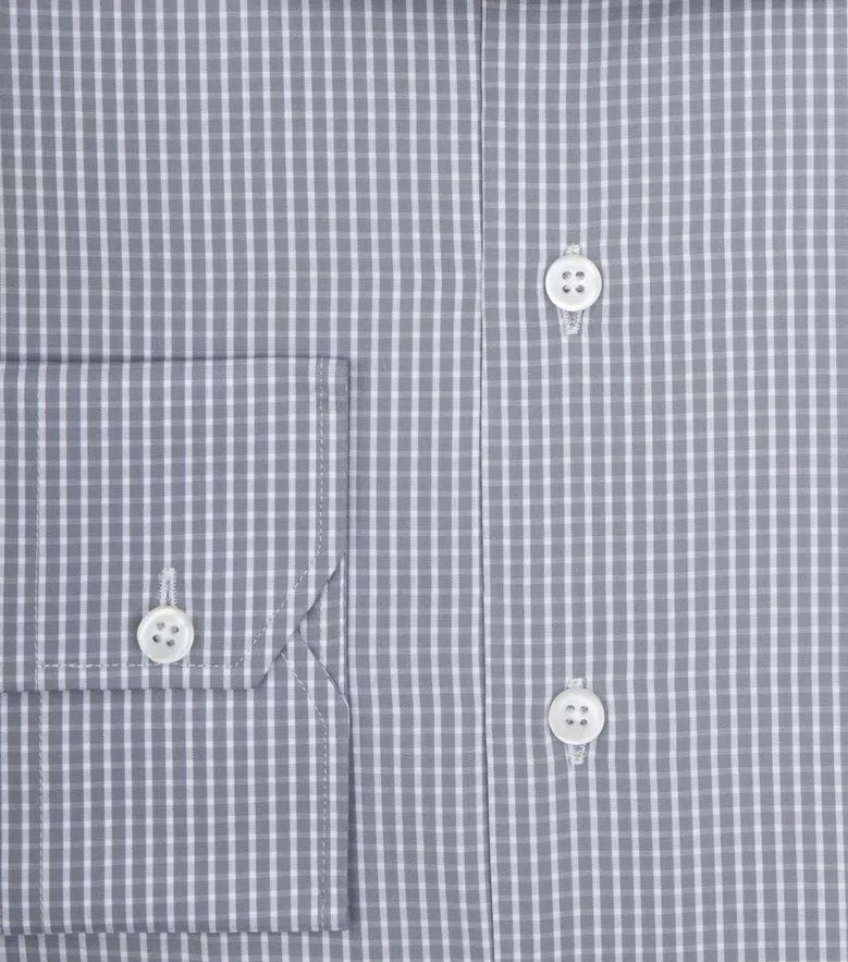 Chemise en popeline facile à repasser