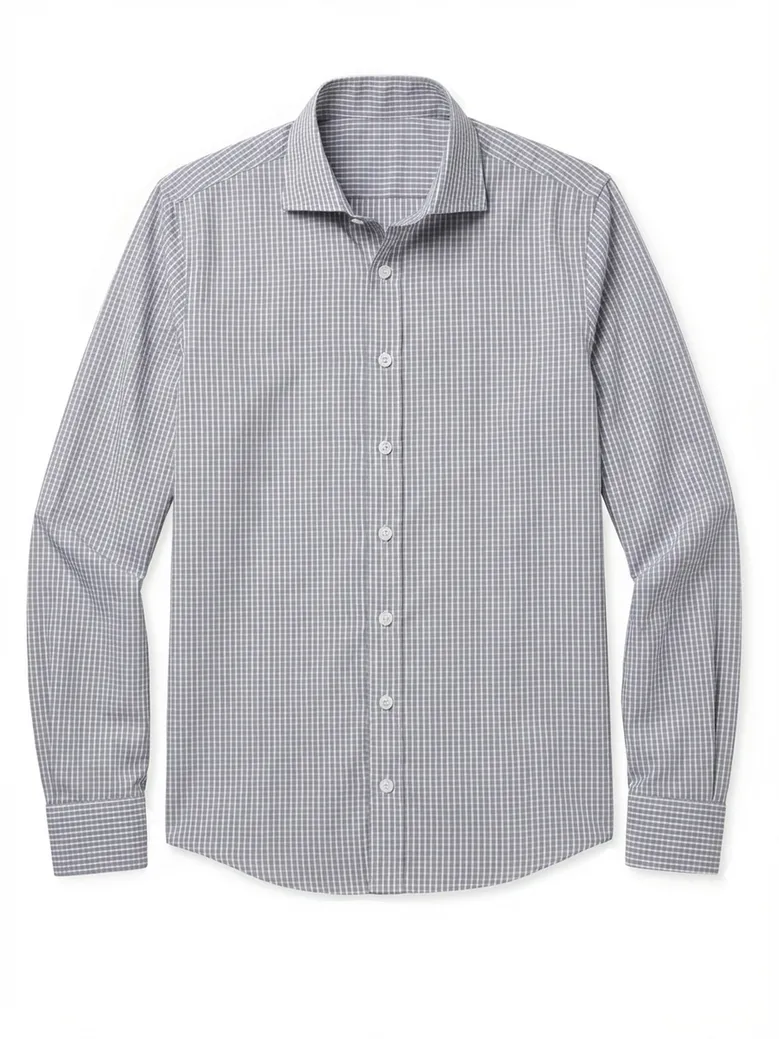 Chemise en popeline facile à repasser