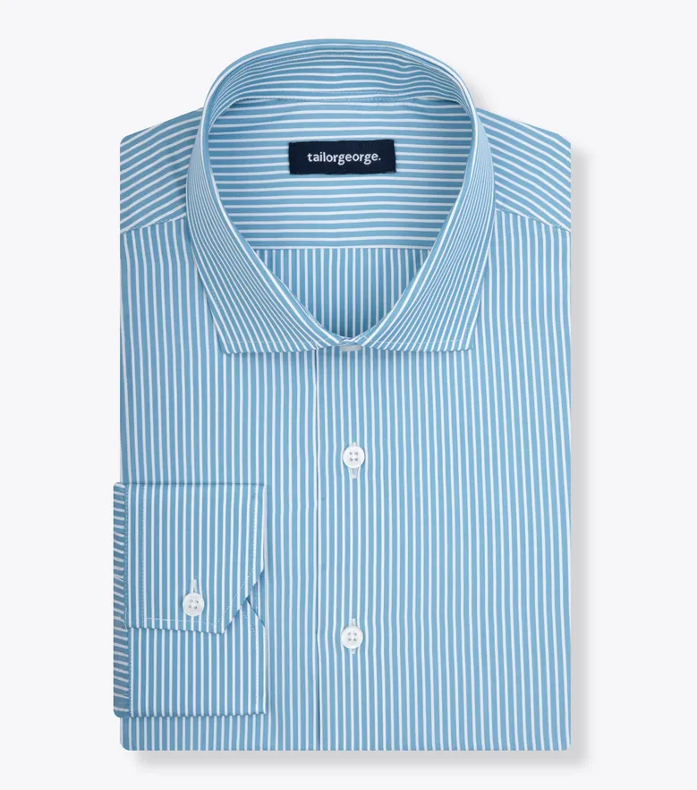 Chemise en popeline facile à repasser