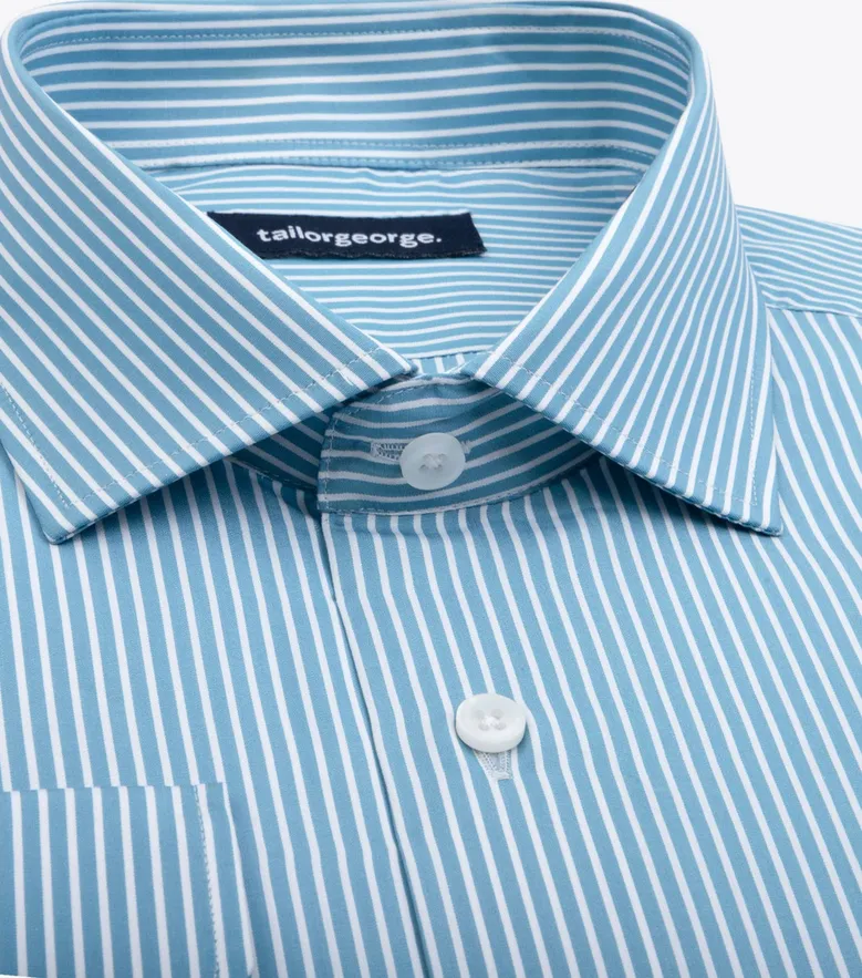 Chemise en popeline facile à repasser