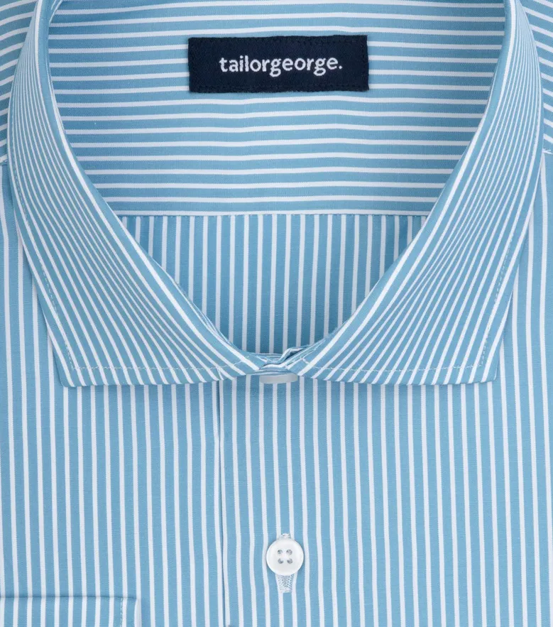Chemise en popeline facile à repasser