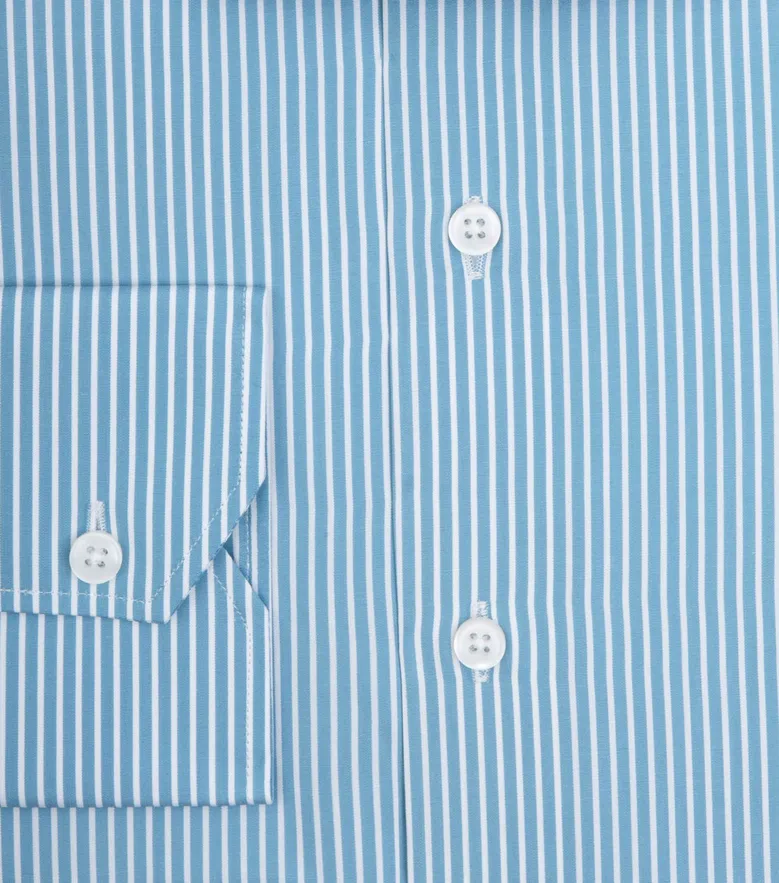 Chemise en popeline facile à repasser
